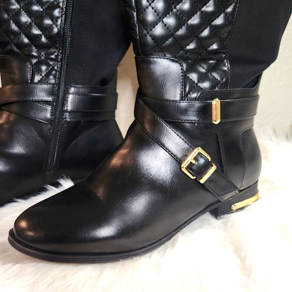 Annabeth Quilted Flat Boot - Picture 3 of 4